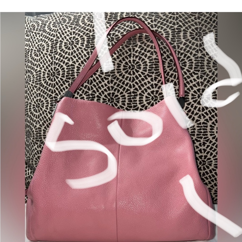 COACH Satchel Pink Handbag Coach Phoebe Leather Shoulder Purse